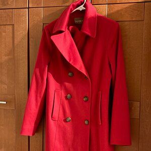 Fleurette Studio Women’s  Coat Long Sz 10  Made of Imported Fabric Made in USA